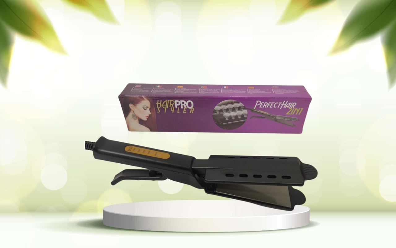 Scopri la piastra 2 in 1 Hair Pro Style: asciuga e liscia in una sola passata